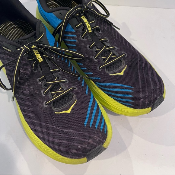 Men’s US 11 Hoka One One Rincon Black Citrus Running Sneakers 1102874 BCTRS - Picture 3 of 16